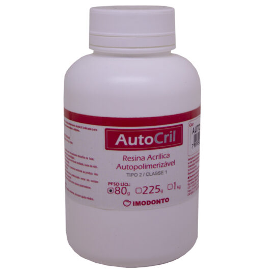 Resina AutoCril Pó 80g - Imodonto